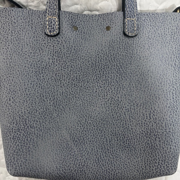 Portland Leather Goods Fog mini crossbody snap tote EUC - Picture 5 of 8